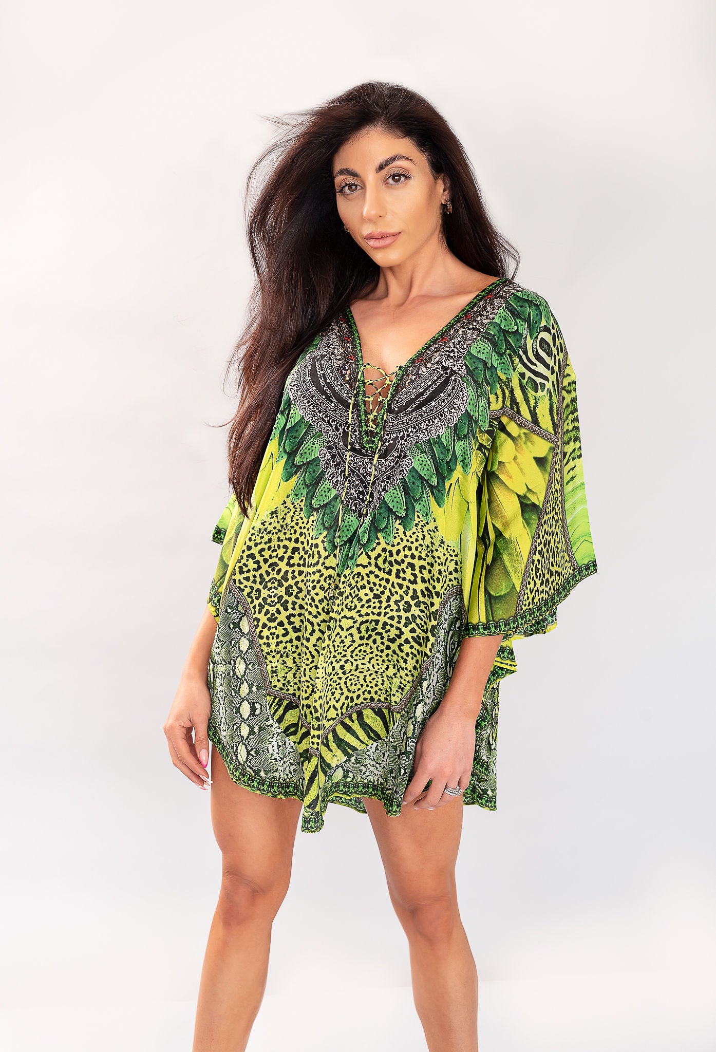 WARRIOR CURVED SHORT KAFTAN
