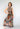 FLORAL LEOPARD HALTER NECK DRESS