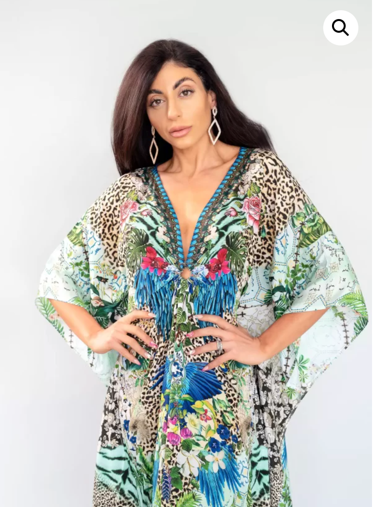 WILD ROSE KAFTAN
