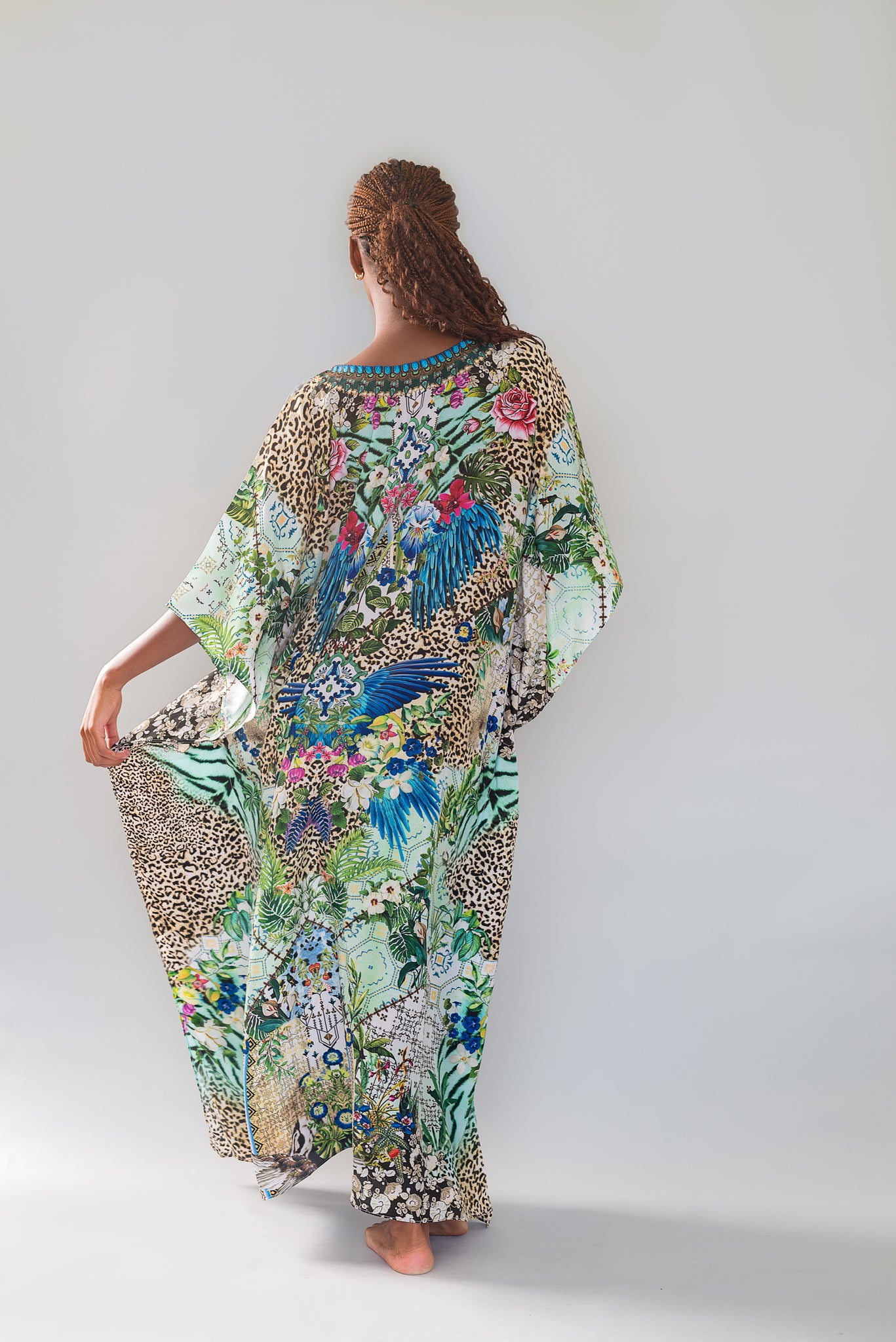 WILD ROSE KAFTAN